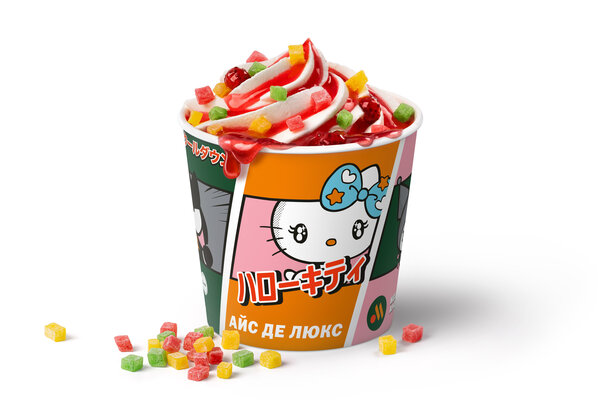 Во «Вкусно — и точка» появился розовый бургер Hello Kitty