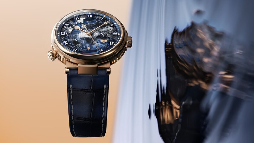 Breguet представила лимитированную серию часов Marine Hora Mundi 5555