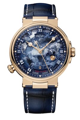 Breguet представила лимитированную серию часов Marine Hora Mundi 5555