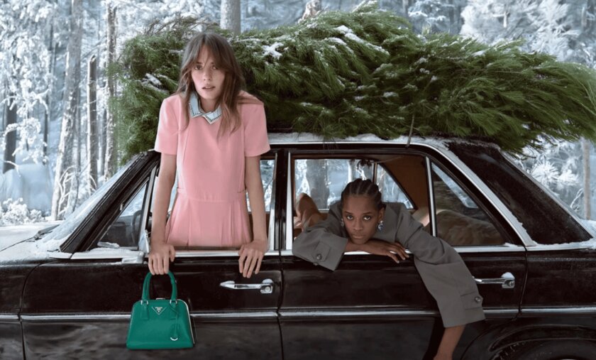 Prada показала рождественский ролик и новую коллекцию