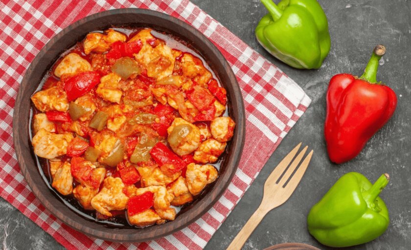Рецепт курицы по-венгерски на сковороде