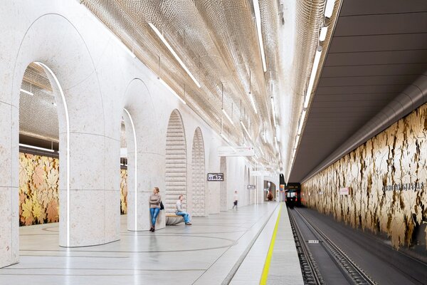 «Кленовый бульвар»: как будет выглядеть новая станция московского метро