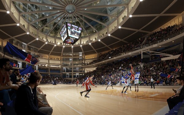 Новый спортивный дворец построят в виде мяча