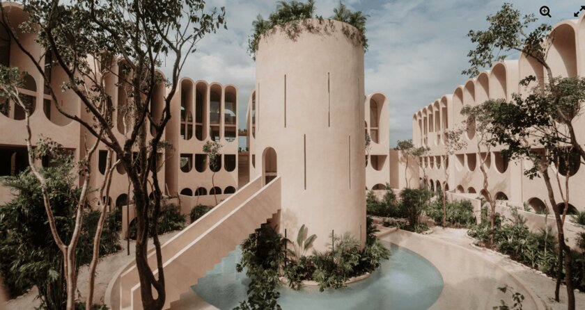 Среди джунглей построили курорт в виде Вавилонской башни