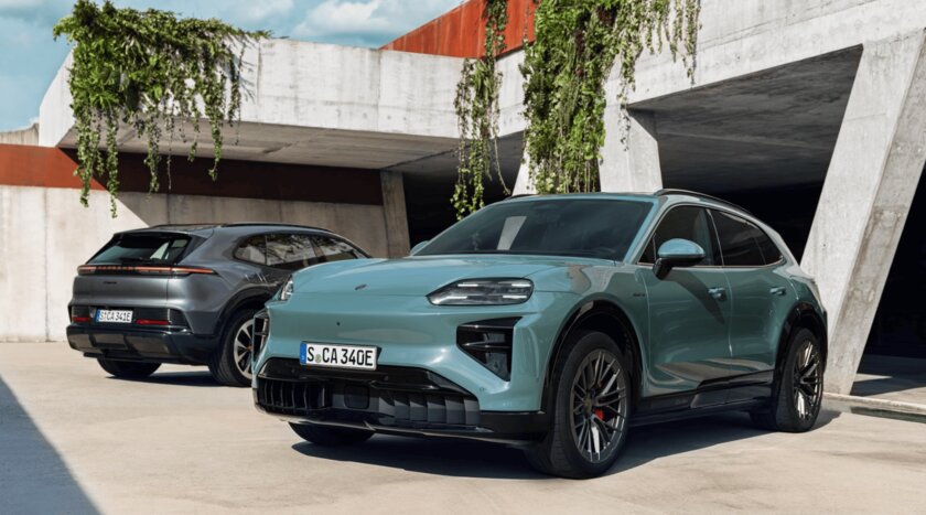 Porsche впервые показала электрокары Cayenne Electric