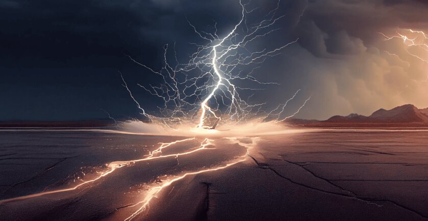 На Марсе появились молнии