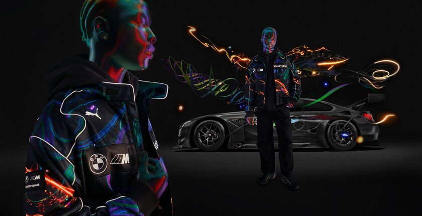 PUMA и BMW представили светящуюся коллекцию одежды