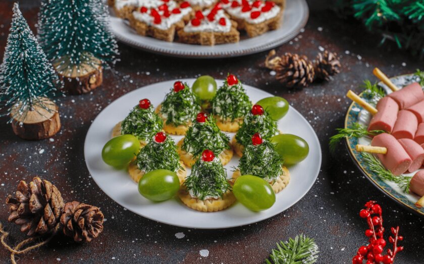 Пять рецептов лёгких закусок на Новый год
