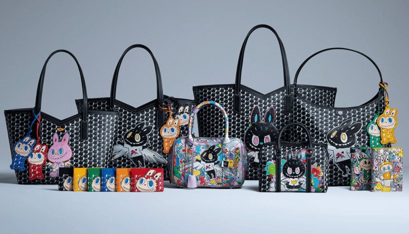 Лабубу появится на сумках-чемоданах и картхолдерах