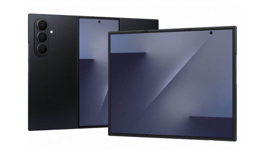 Samsung представила первый смартфон с тремя экранами