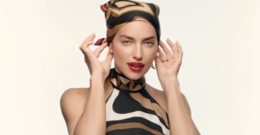 Ирина Шейк снялась для праздничной кампании Pucci