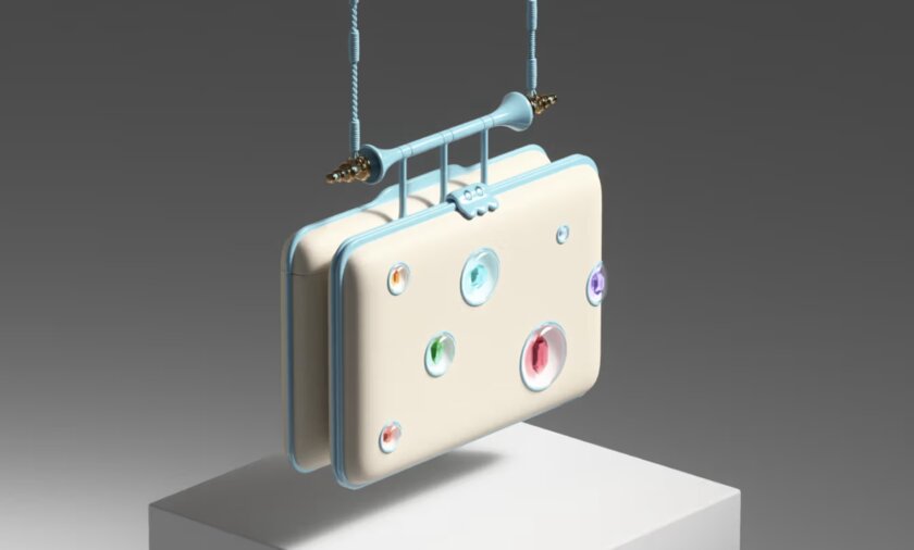 Появились нарды в виде сумки-клатча