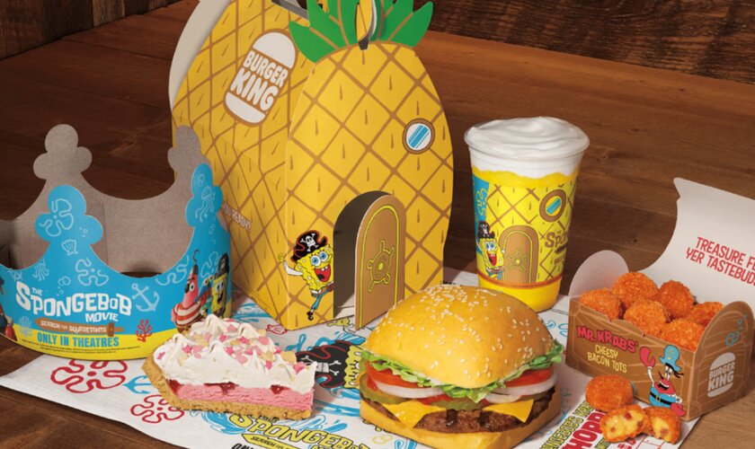 Burger King запустил лимитированное меню с Губкой Бобом