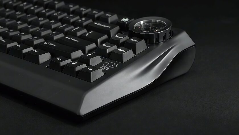 Wuque Studio показала премиум-клавиатуру Nama с часовым механизмом