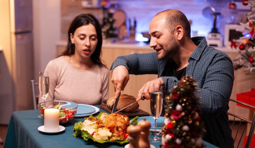 Сколько стоит собрать новогодний стол на две персоны
