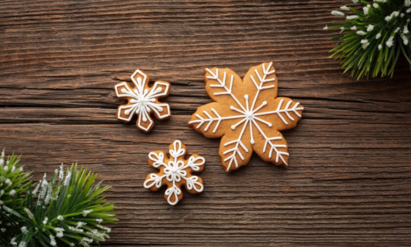 Рецепт печенья в форме снежинок