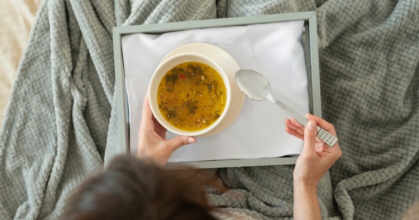 Четыре лечебных супа для обеда во время болезни