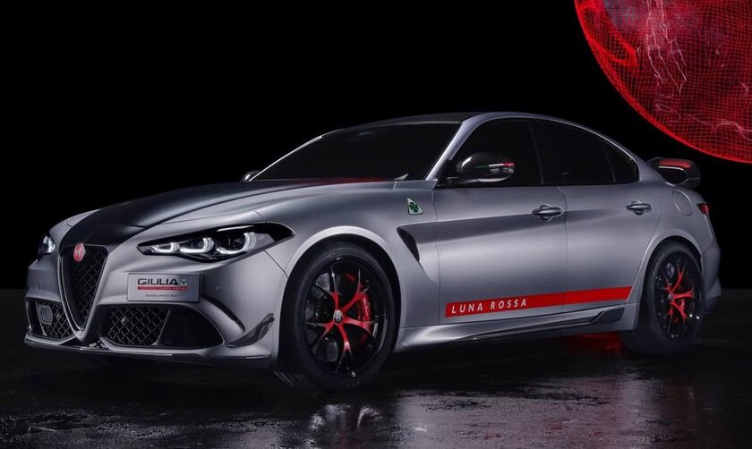 Alfa Romeo представила спецверсию автомобиля Luna Rossa