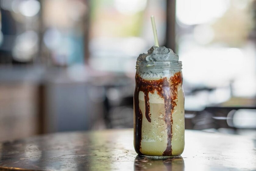 Как сделать фисташковый латте за три минуты