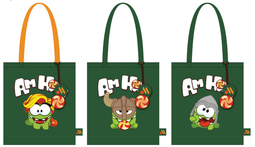 «Вкусно — и точка» представила лимитированную коллекцию шопперов с Ам Нямом