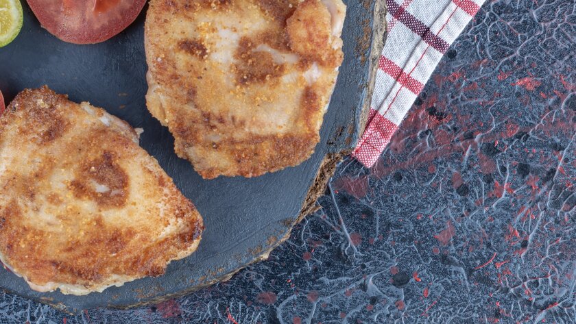 Рецепт отбивного куриного филе в панировке в аэрогриле