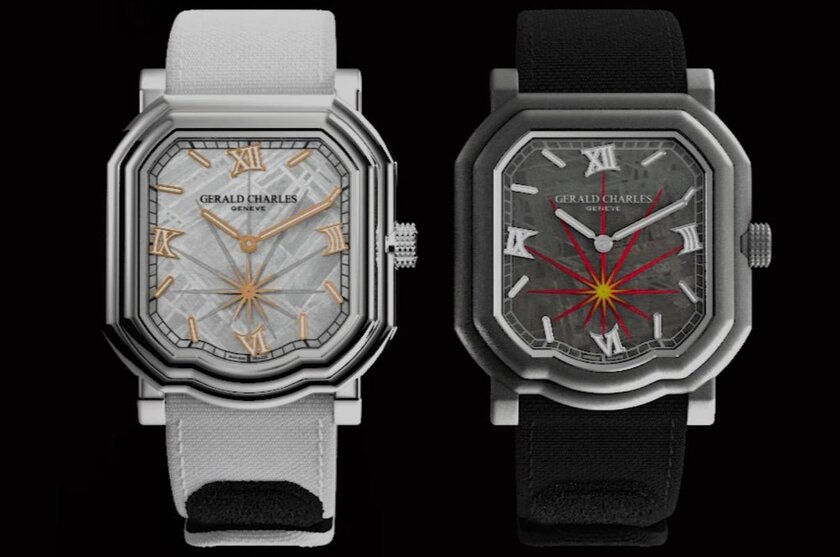 Gerald Charles выпустил часы с изображением удара метеорита