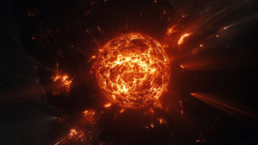 Телескопы зафиксировали редкий момент взрыва двух звёзд