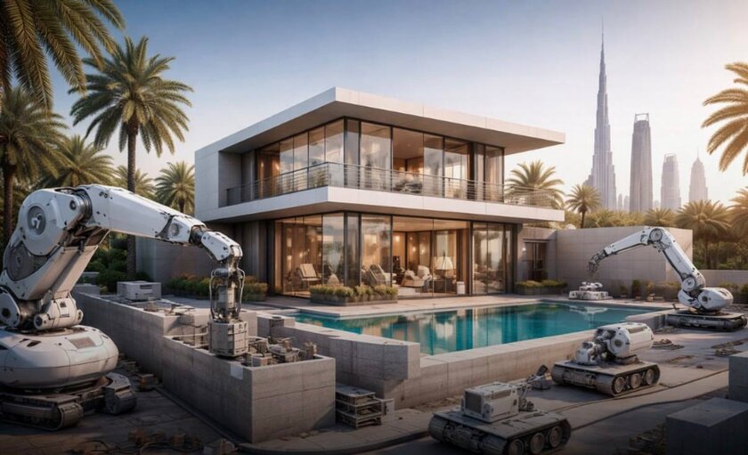 В Дубае роботы построят жилую виллу