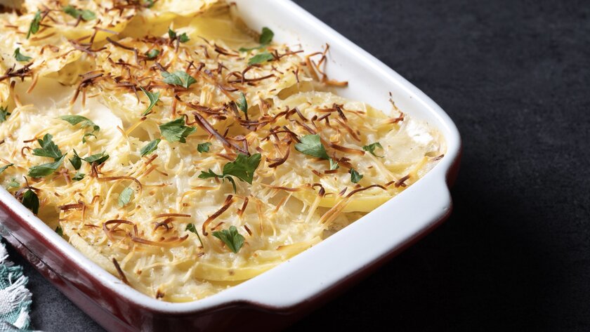 Рецепт картофельной запеканки со свиной вырезкой