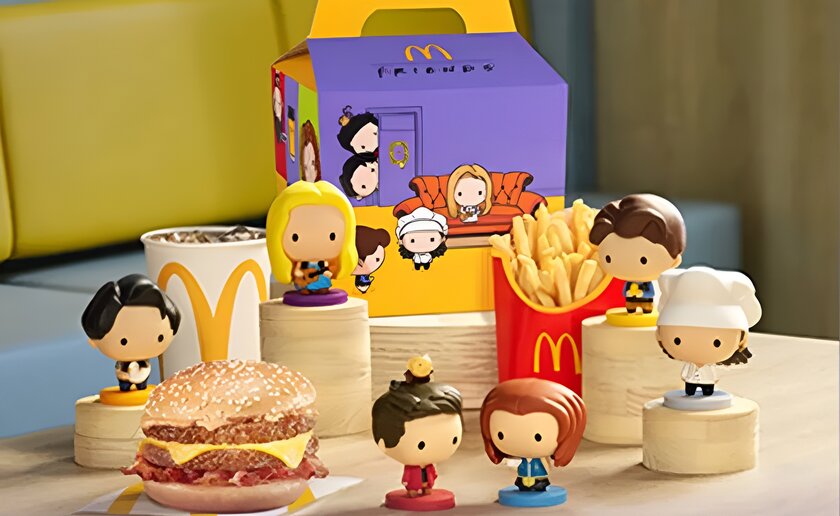 McDonald’s выпустил игрушки по сериалу «Друзья»
