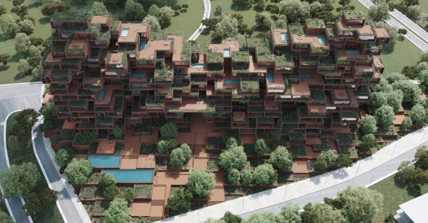 Появилась первая в мире вертикальная деревня