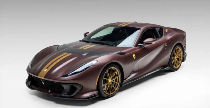 Эксклюзивный Ferrari 812 Competizione выставят на торги