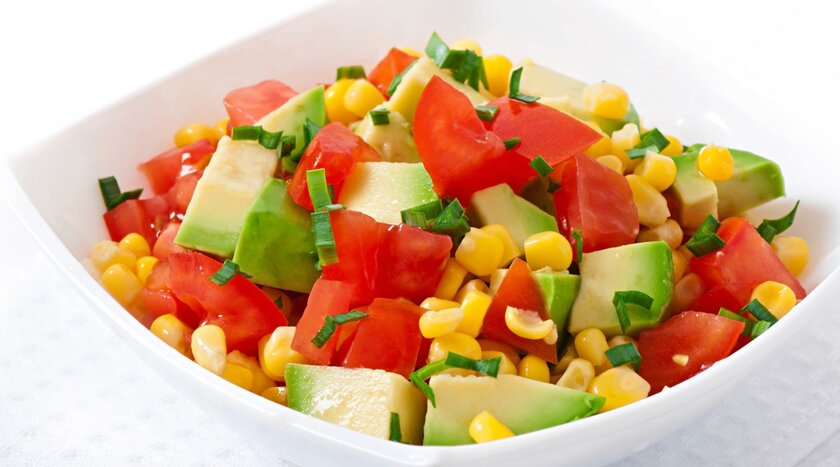 Рецепт быстрого салата с кукурузой