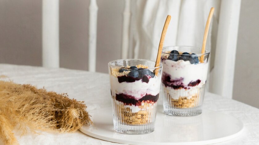 Рецепт торта «Наполеон» в стакане