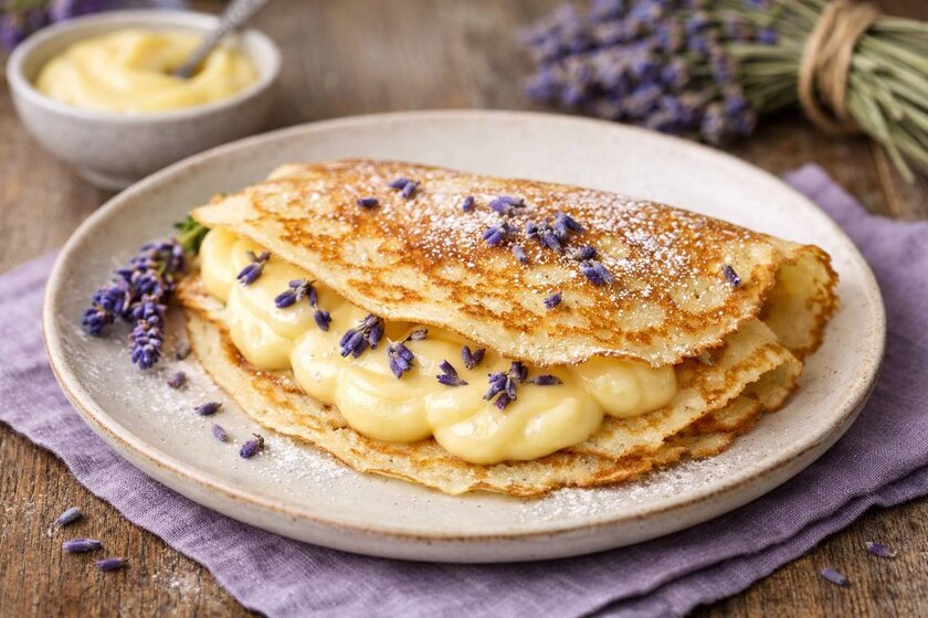 В «Теремке» появился блин с лавандой