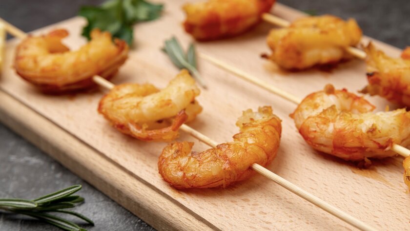 Рецепт креветок в кокосовой панировке