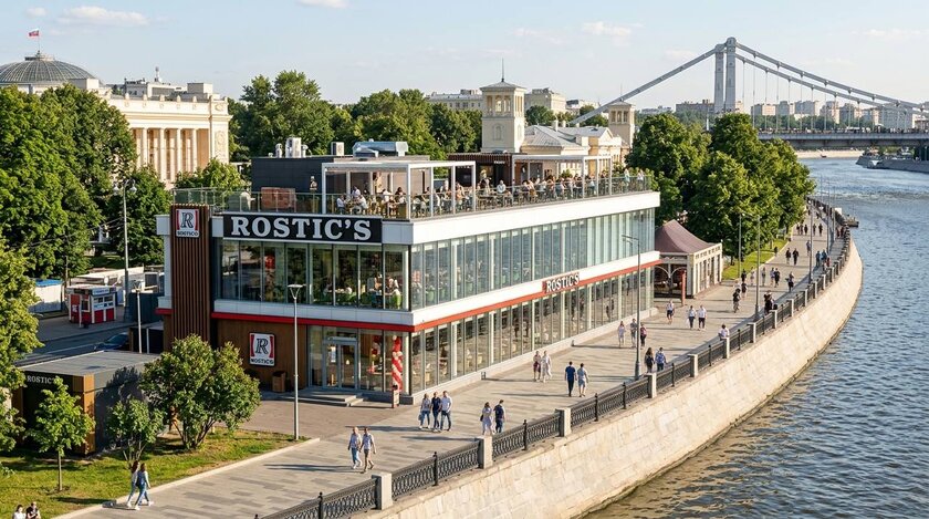 Rostic′s открыл флагманскую точку на Пушкинской набережной