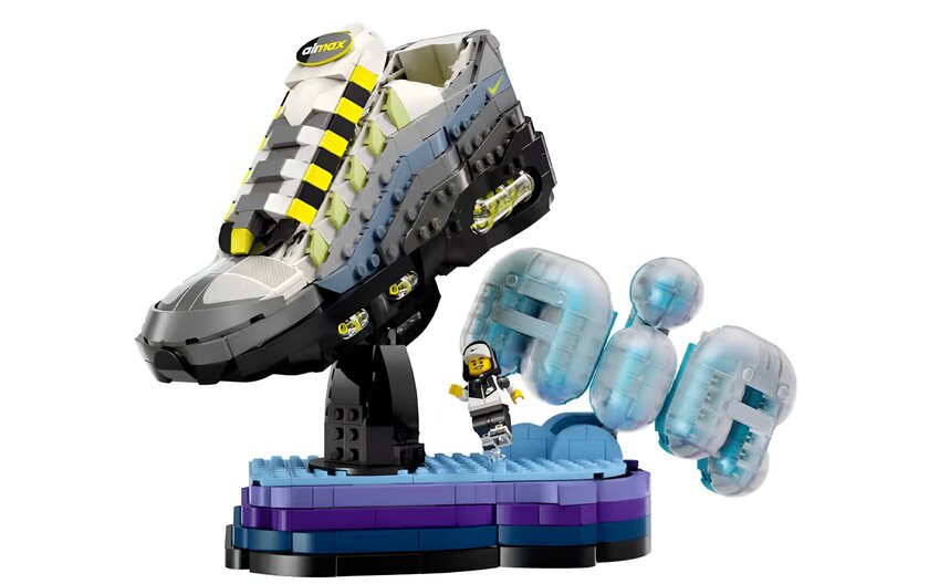 Nike и Lego воссоздали культовые кроссовки Air Max 95 «Neon»