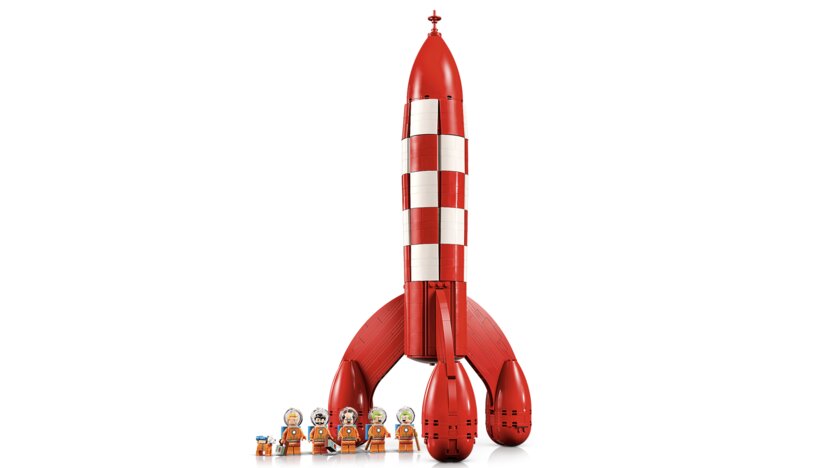 Lego анонсировала набор «Лунная ракета Тинтина»