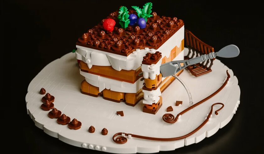 Lego представила концепт набора в виде тирамису