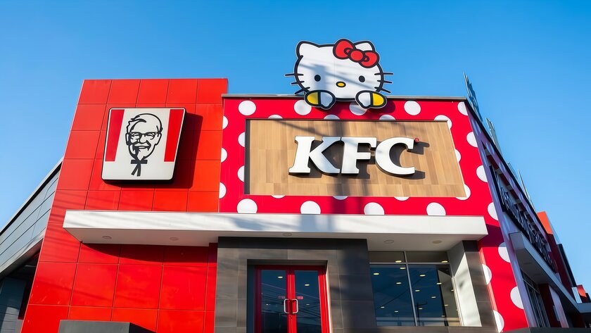 KFC переделала целый ресторан в стилистике Hello Kitty