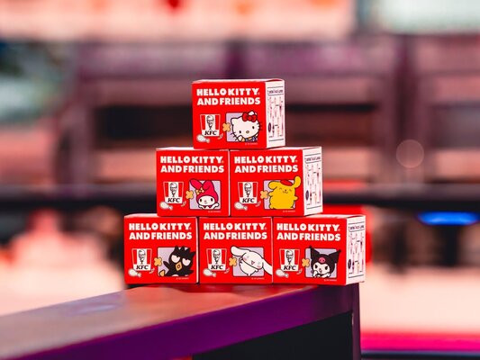 KFC переделала целый ресторан в стилистике Hello Kitty