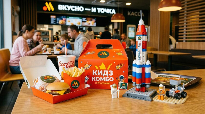 «Вкусно – и точка» выпустит космическое «Кидз Комбо»