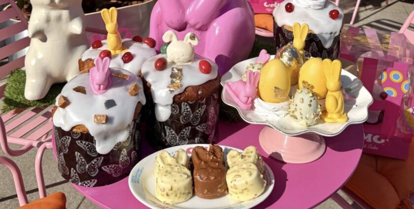 OMG Coffee выпустил большую пасхальную коллекцию десертов
