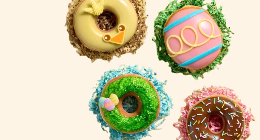 Krispy Kreme выпустила пасхальные пончики