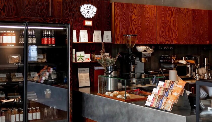 Surf Coffee дарит бесплатный кофе и другие напитки