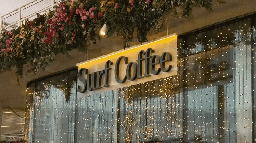 Самый большой филиал Surf Coffee открылся в Москве