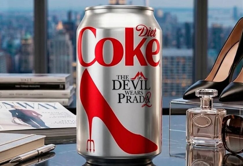 Diet Coke объявила коллаборацию с «Дьявол носит Prada 2»