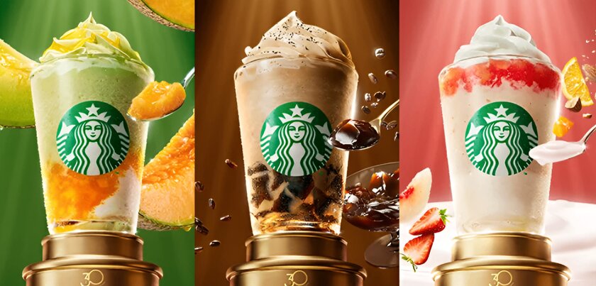 Starbucks выпустит пять обновлённых видов Фраппучино