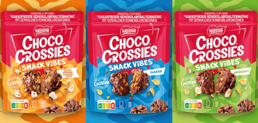 Nestle запустила линейку снэков с шоколадом без какао